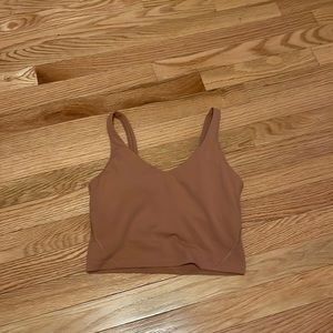 Align tank with built in bra